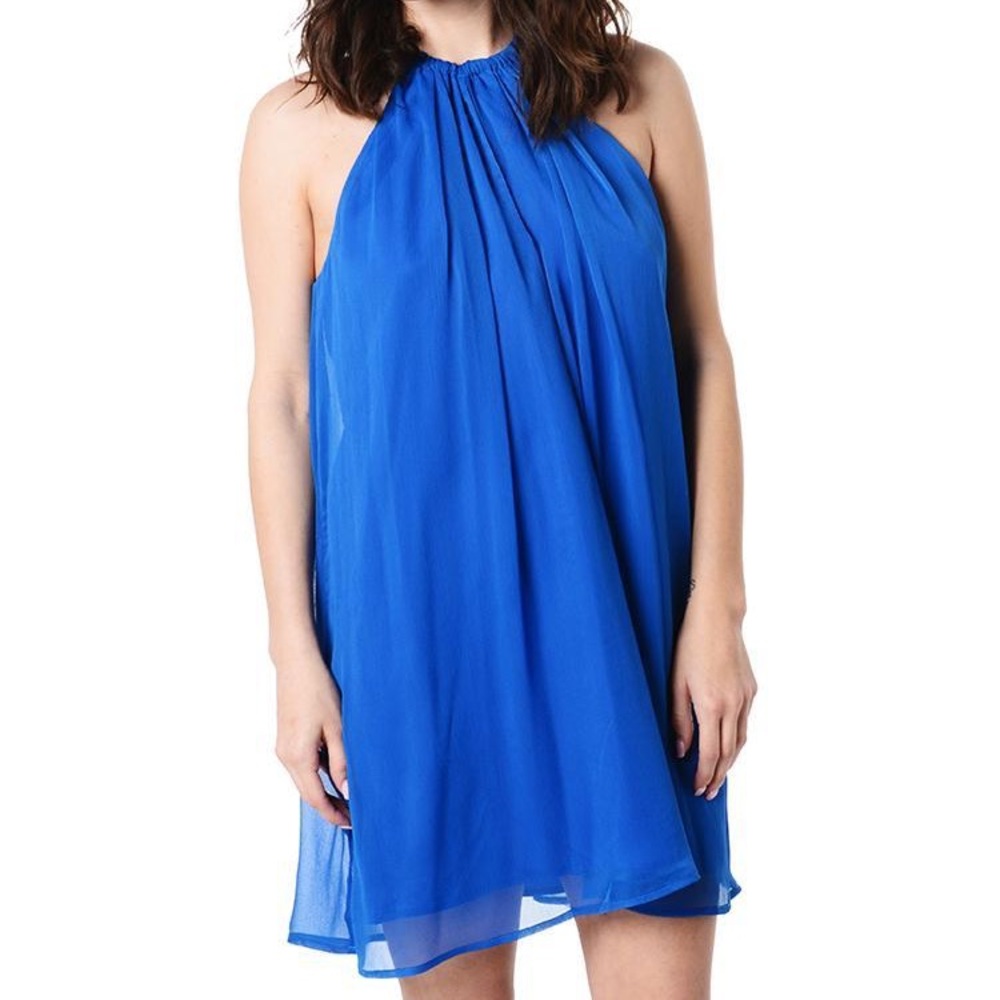 Cupcakes and Cashmere Sanoma Crinkle Chiffon Trapeze Dress